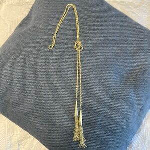 Kendra Scott Phara Lariat Necklace in Gold